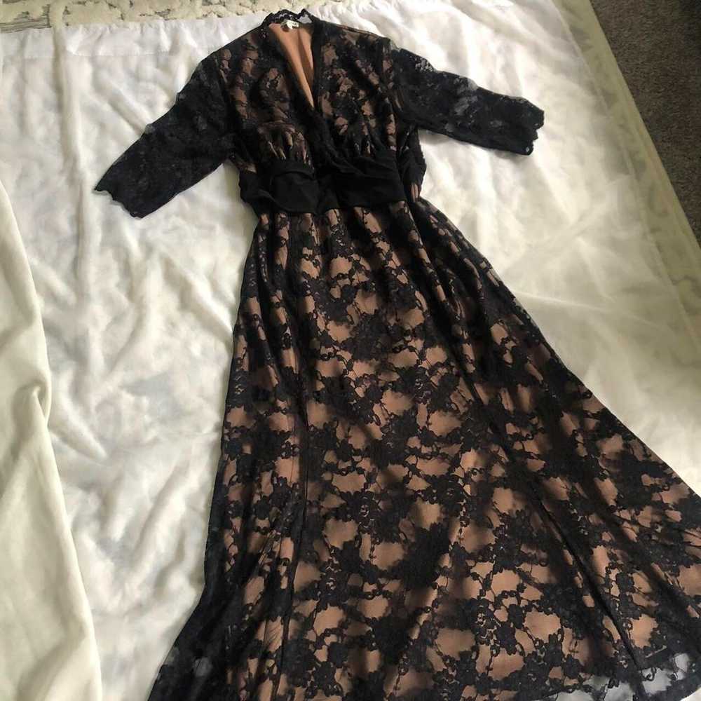 Goth Lace Dress - image 2