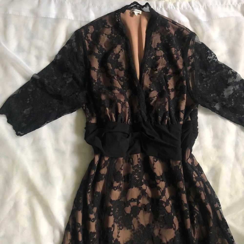 Goth Lace Dress - image 3