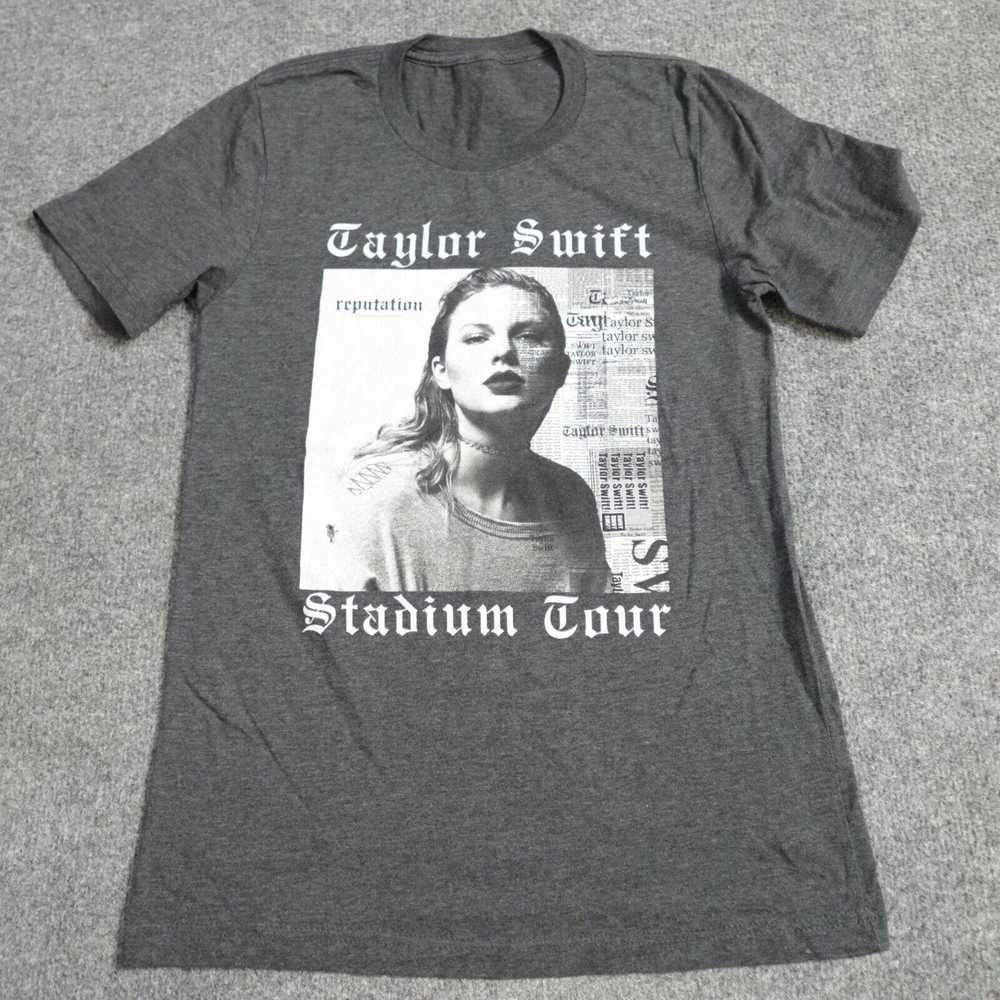 Band Tees Taylor Swift T-shirt S Gray Reputation … - image 1