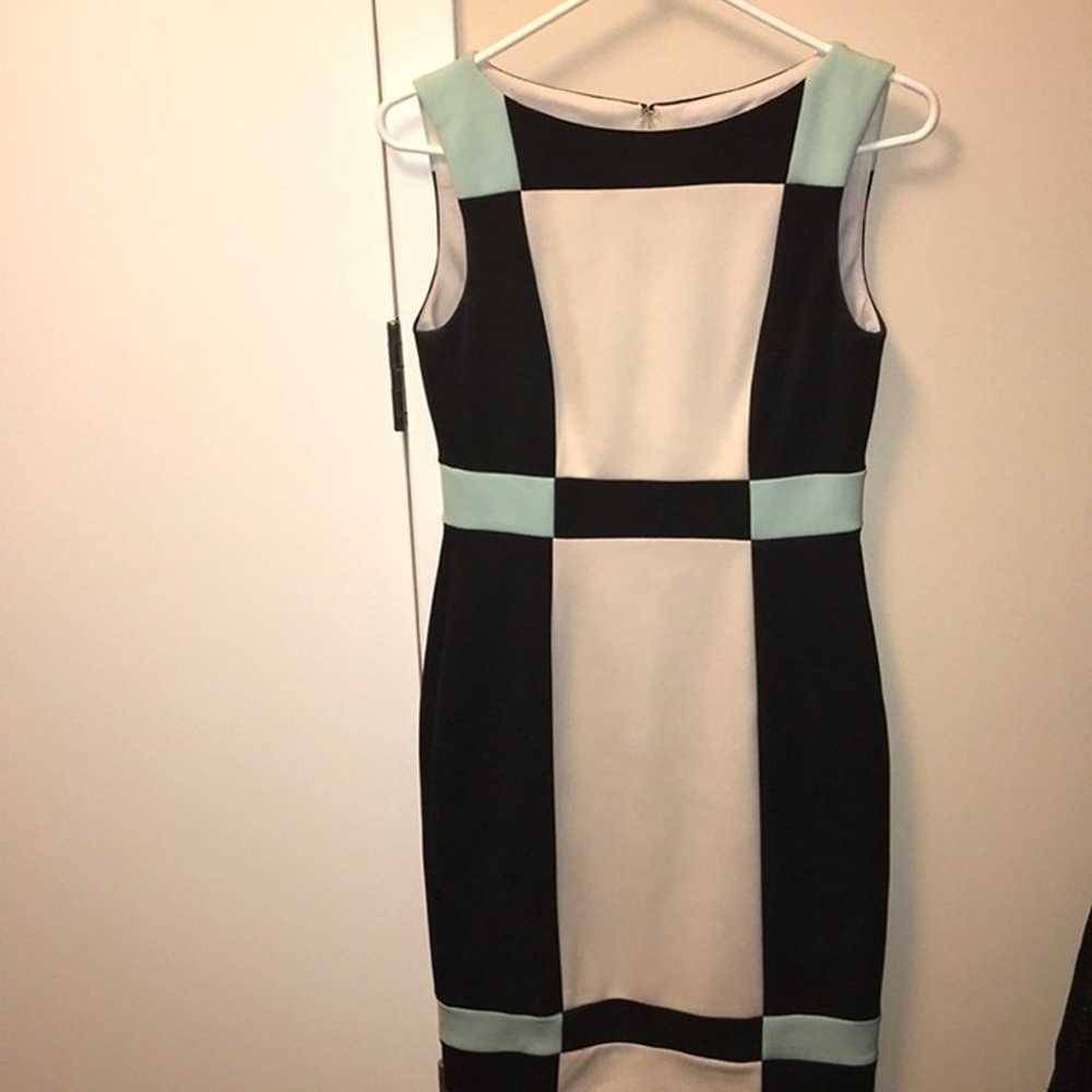 Maggy London Colorblock Sleeveless Lined Dress Si… - image 2