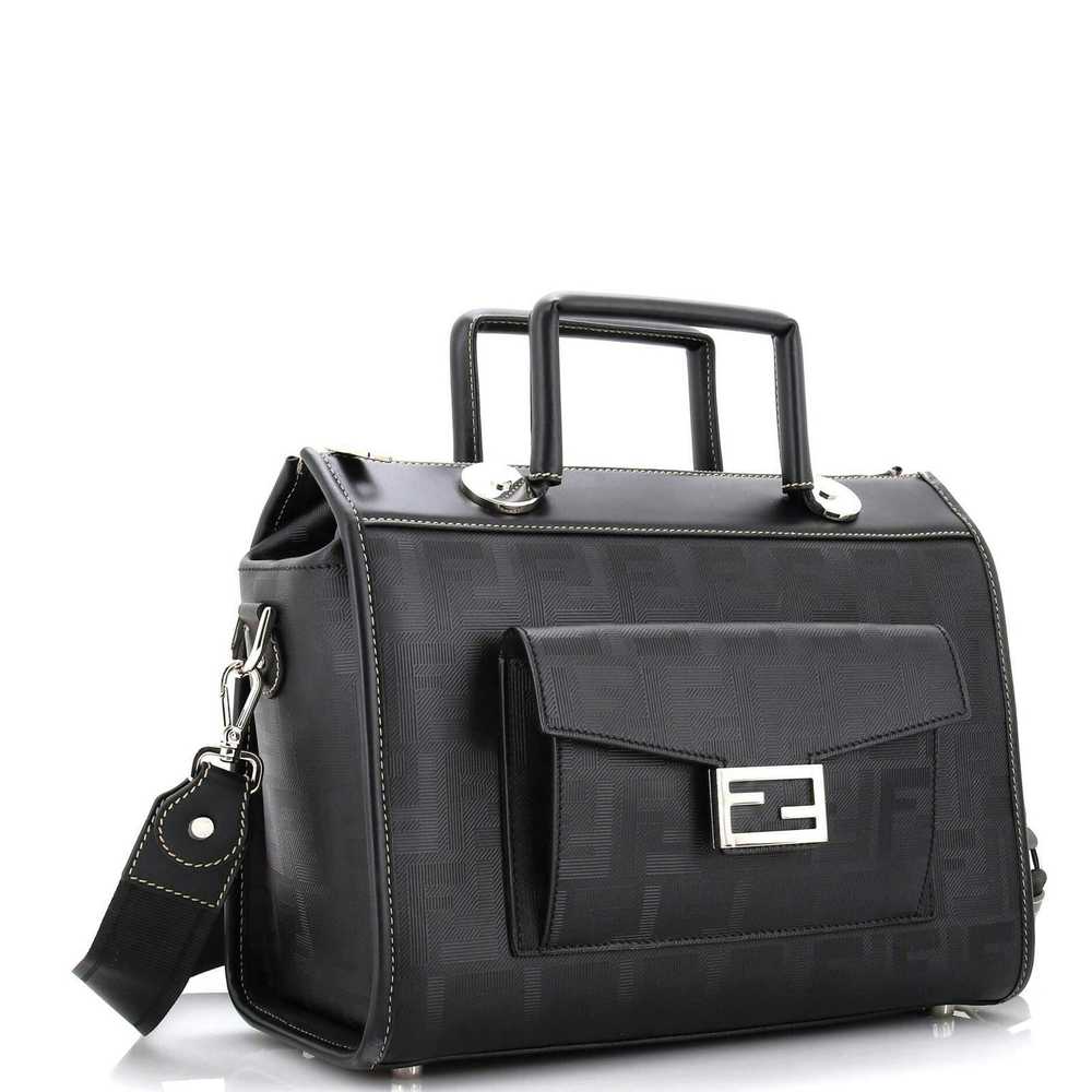 Fendi Soft Trunk Convertible Boston Bag Zucca Coa… - image 2