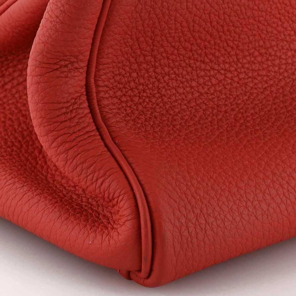 Hermes Kelly Handbag Red Togo with Palladium Hard… - image 7
