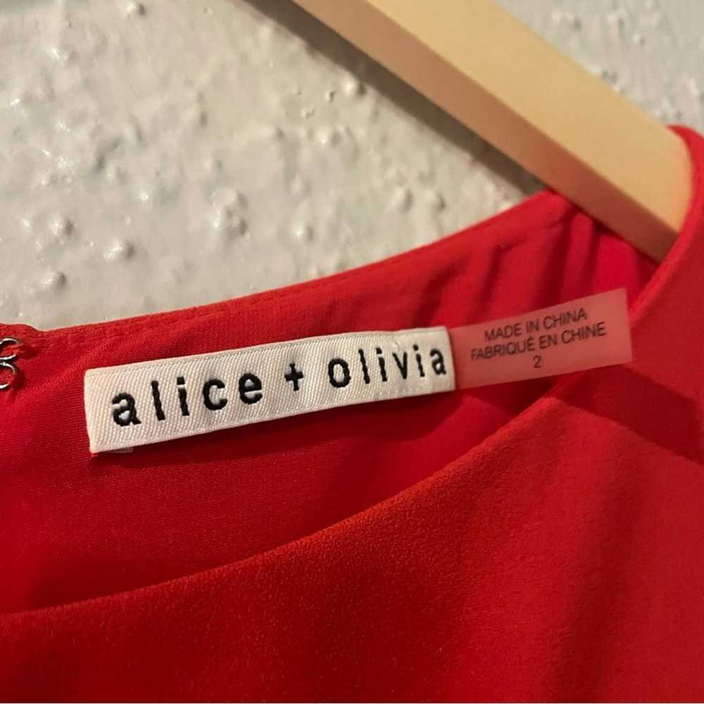 Alice + Olivia Cairo 3/4-Sleeve Cape Popover Dres… - image 12
