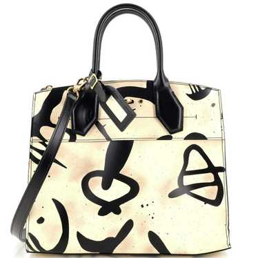 Louis Vuitton City Steamer Handbag Tribal Print L… - image 1