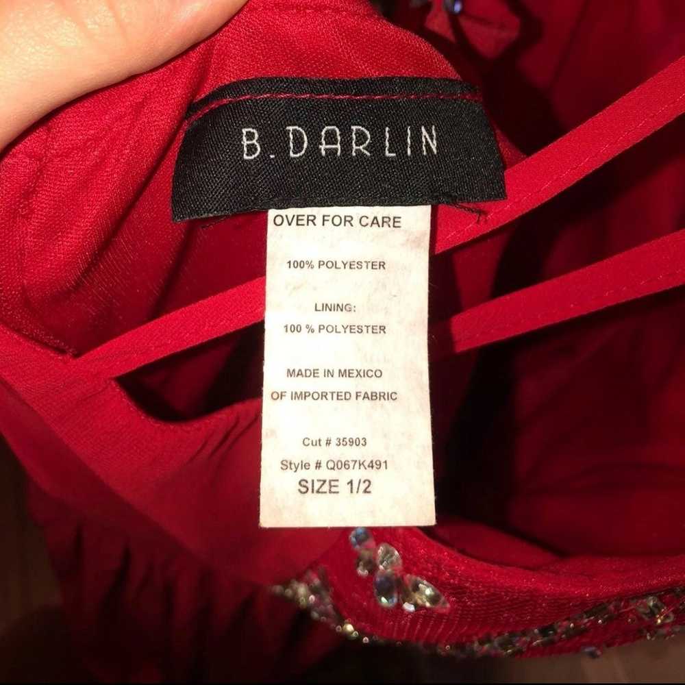 Red B. Darlin Junior Dress - image 5