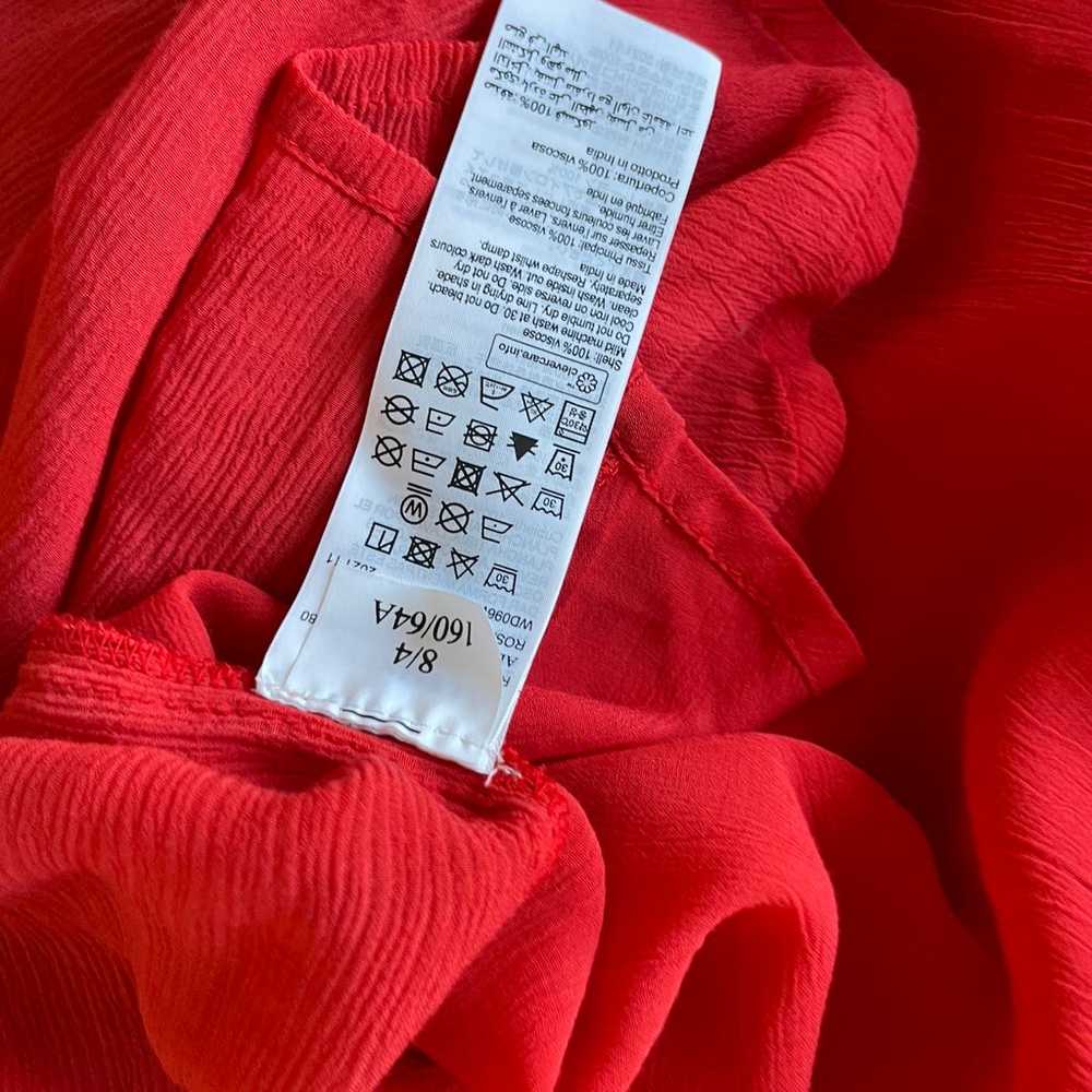AllSaints Red Rosa Dress - image 8