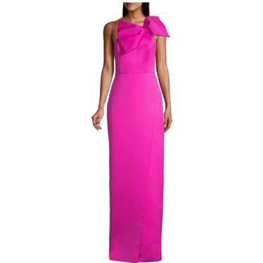 Jay Godfrey Pink Bow Shoulder Column Dress - image 1