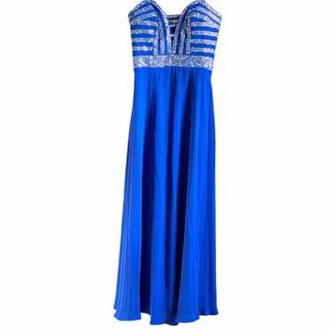 Sky brand strapless tropic embellished club party dress