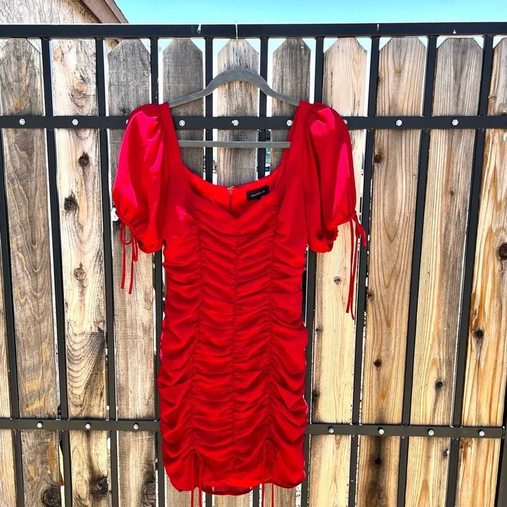MAJORELLE Gerald Mini Dress in Red - image 2