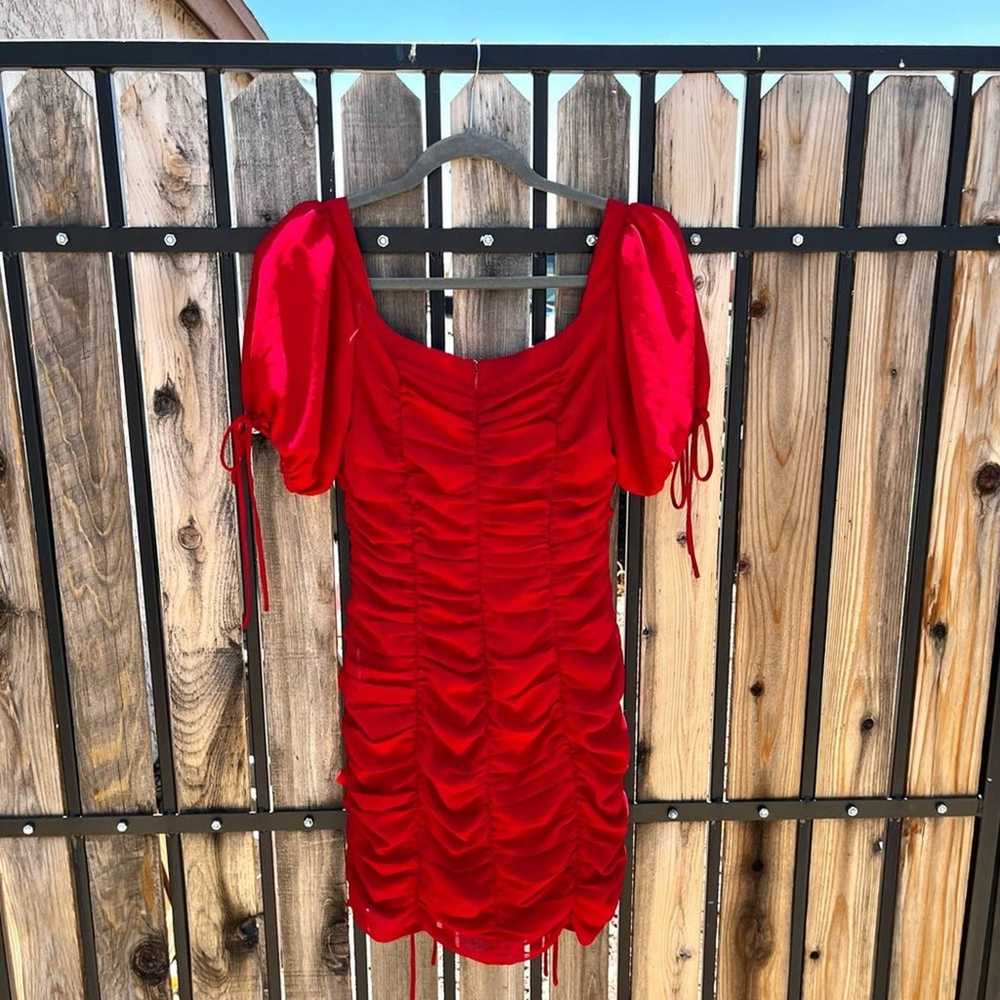 MAJORELLE Gerald Mini Dress in Red - image 5