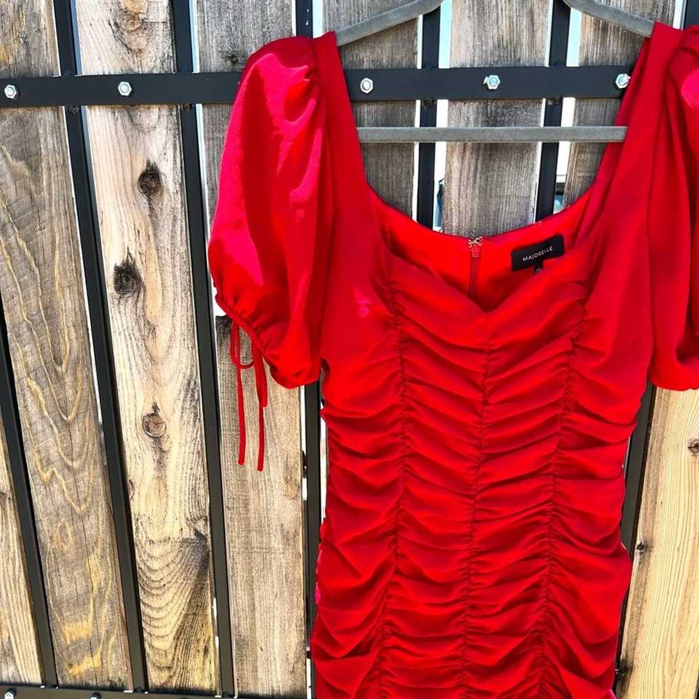 MAJORELLE Gerald Mini Dress in Red - image 8