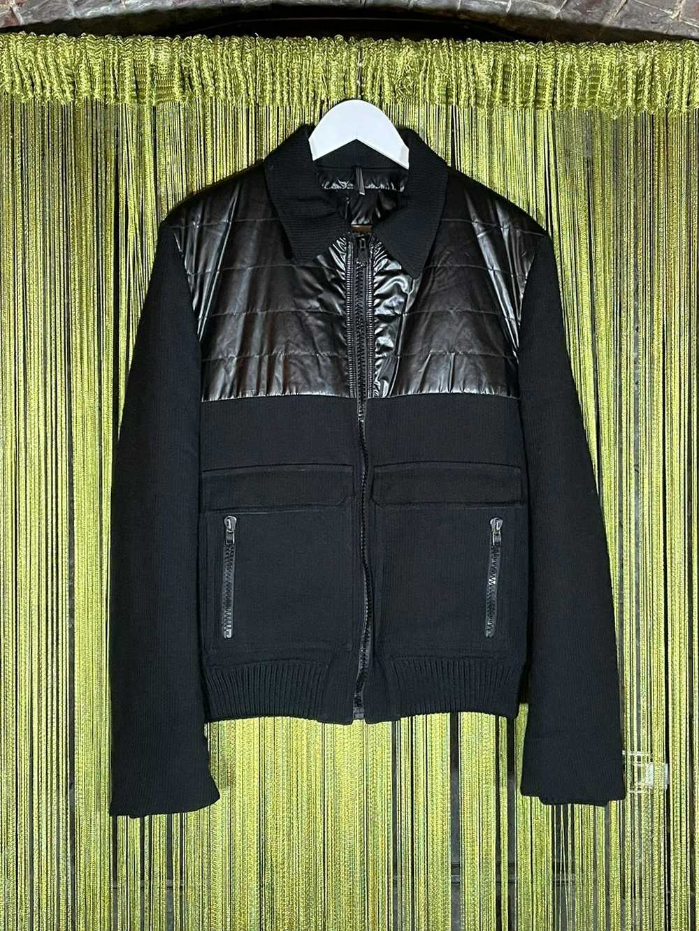 Dior Dior Homme black fully quilted bomber parka - image 1