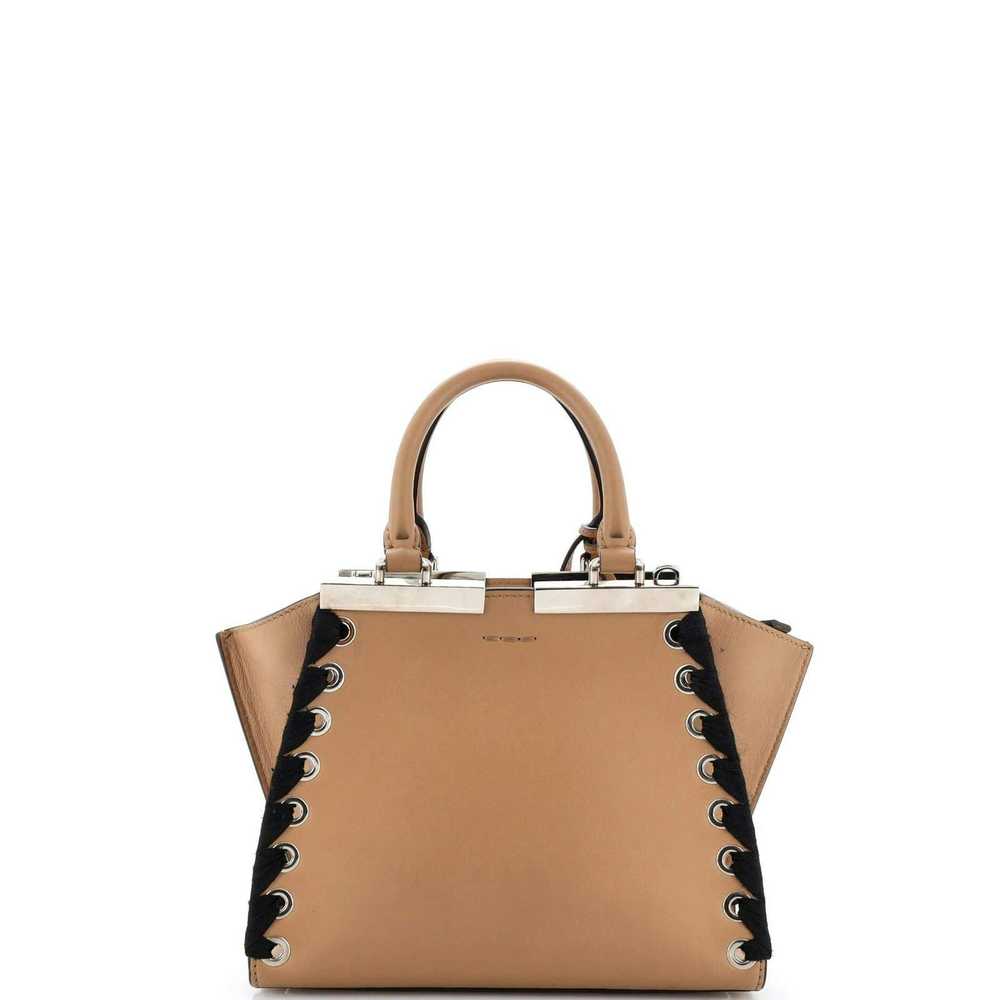 Fendi 3Jours Bag Leather with Ribbon Whipstitch M… - image 3