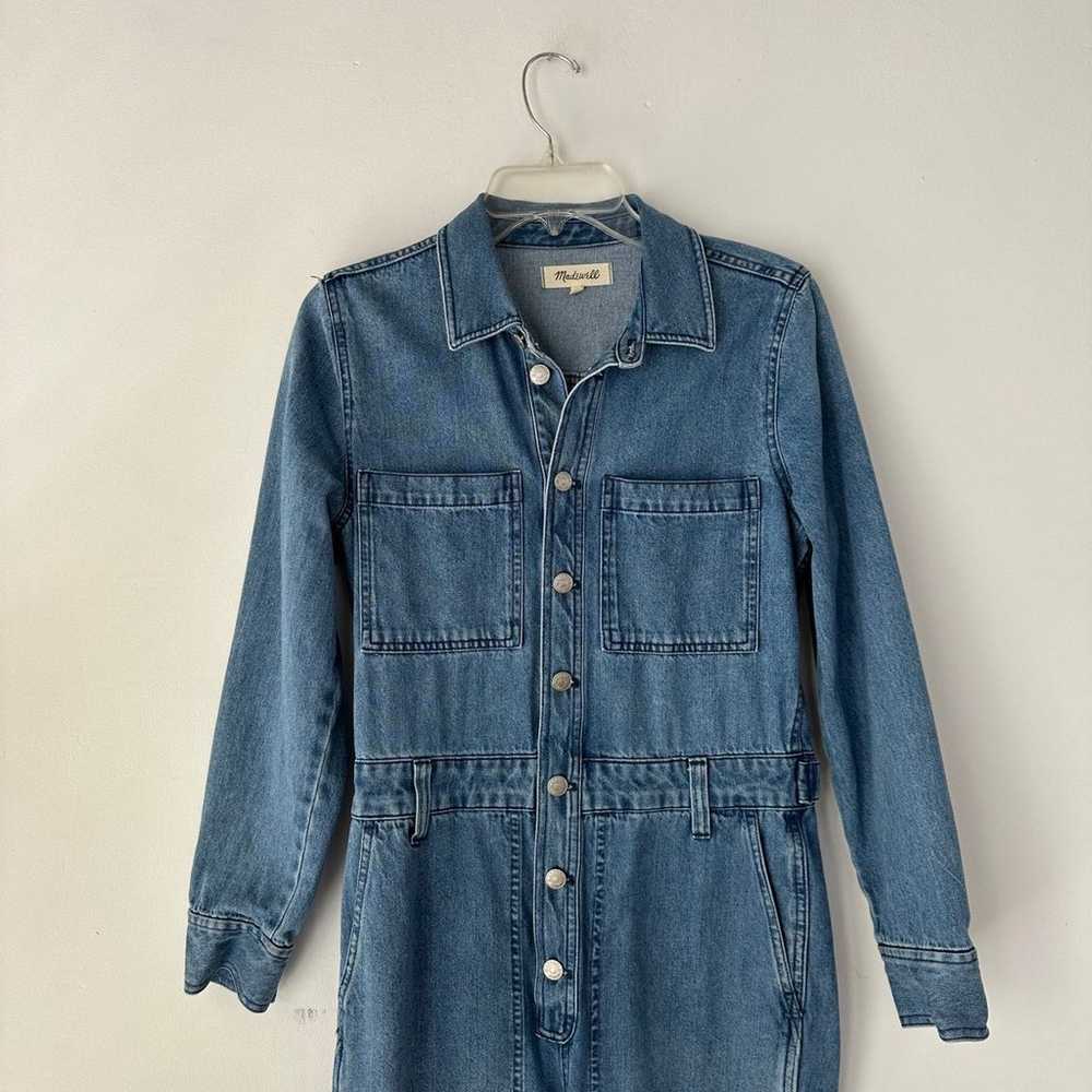 Madewell Denim Relaxed Coverall Jumpsuit in Glenr… - image 6