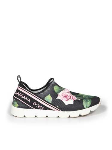 Dolce & Gabbana Tropical Rose Sorrento Trainers - image 1