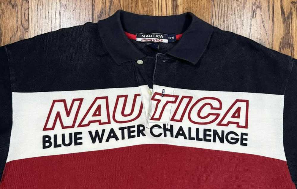 Nautica Vintage Nautica Blue Water Challenge Rugb… - image 3