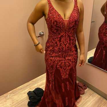 Red/Burgundy Prom Dress