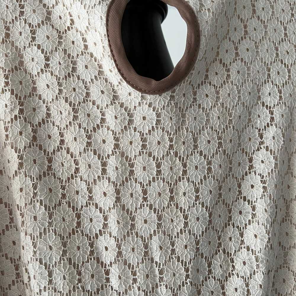 Mystic Tie Backnit Lace Skirt Dress Cottagecore F… - image 6