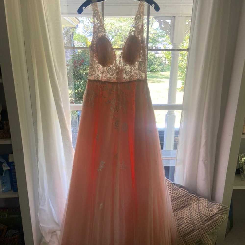 Pink prom dress - image 3