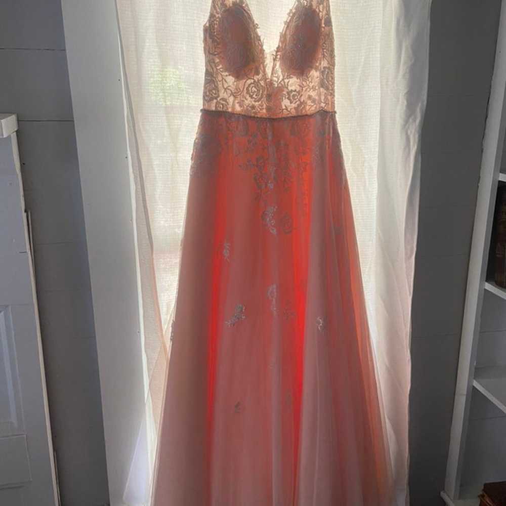 Pink prom dress - image 5