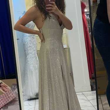 Platinum prom/gala dress - image 1