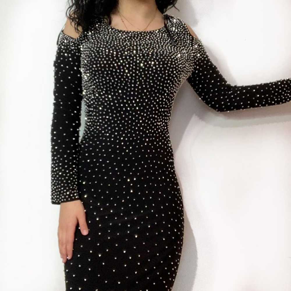 Xscape Studded Dress - image 1