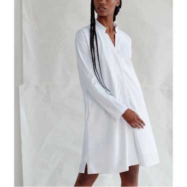 Aday Portfolio Tailored High Rise Dress Pants Oat White Women's