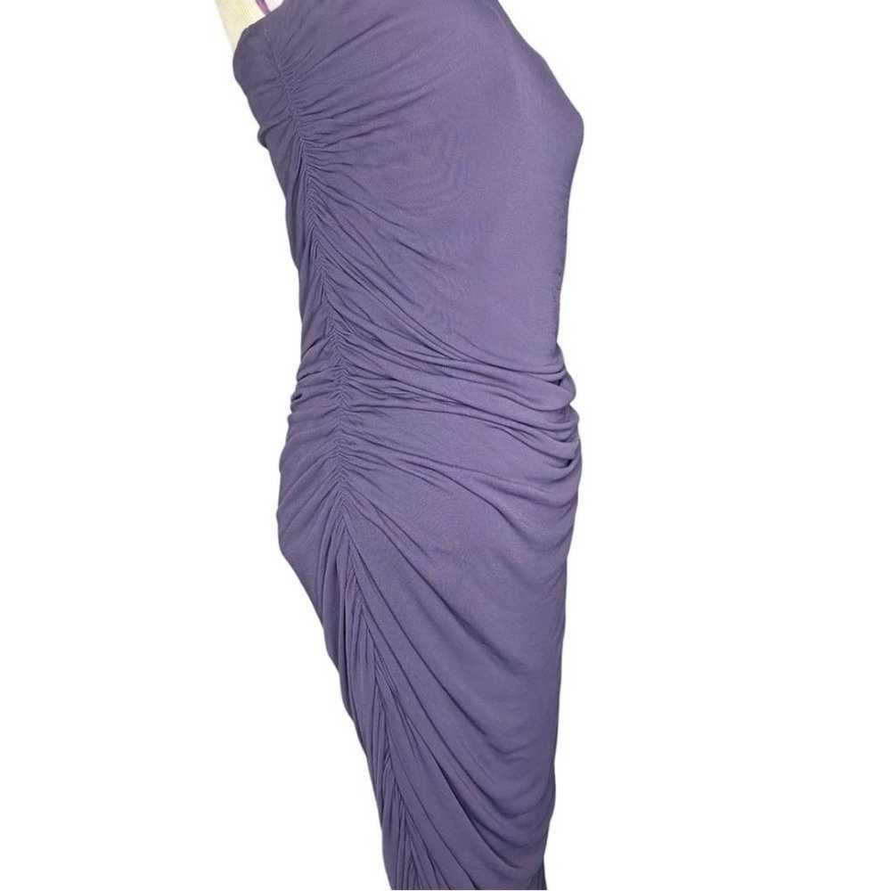 Michael Kors Collection Purple Ruched Strapless D… - image 3