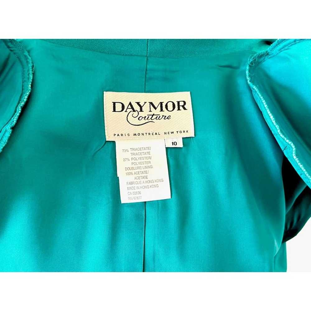 Daymore Couture Teal Beaded Evening Suit, Vintage… - image 7