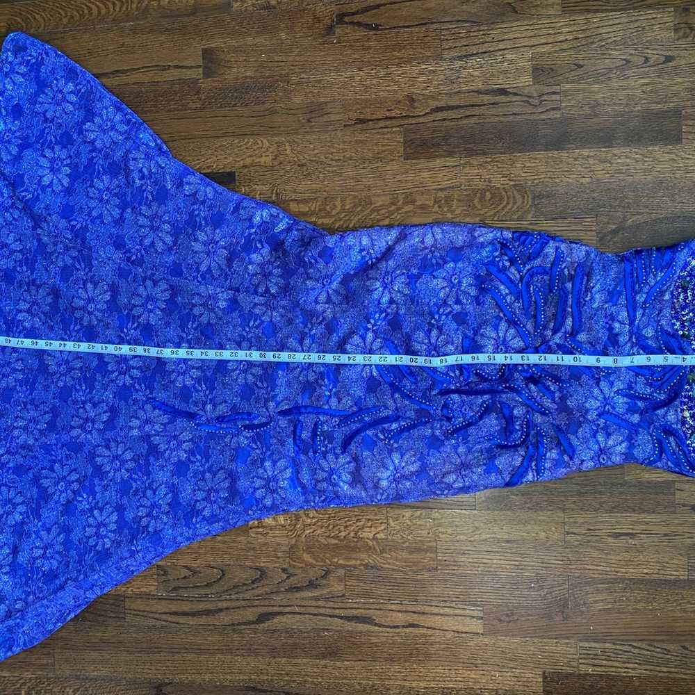 blue prom dress - image 2