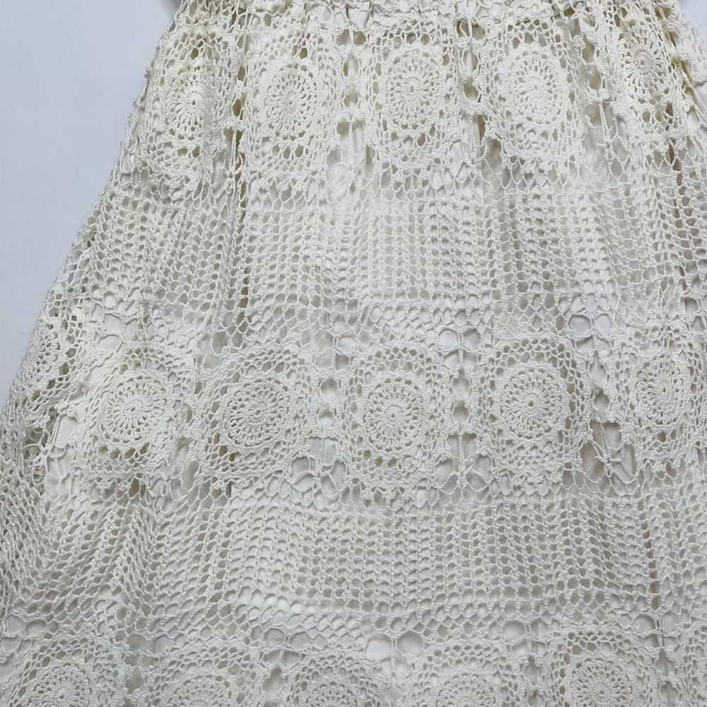 Vintage 70s Crochet Sun Dress - image 3