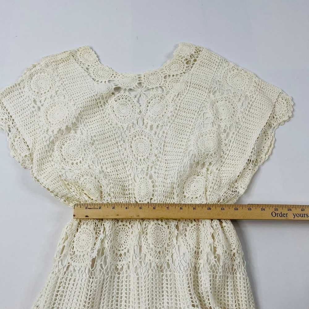Vintage 70s Crochet Sun Dress - image 7