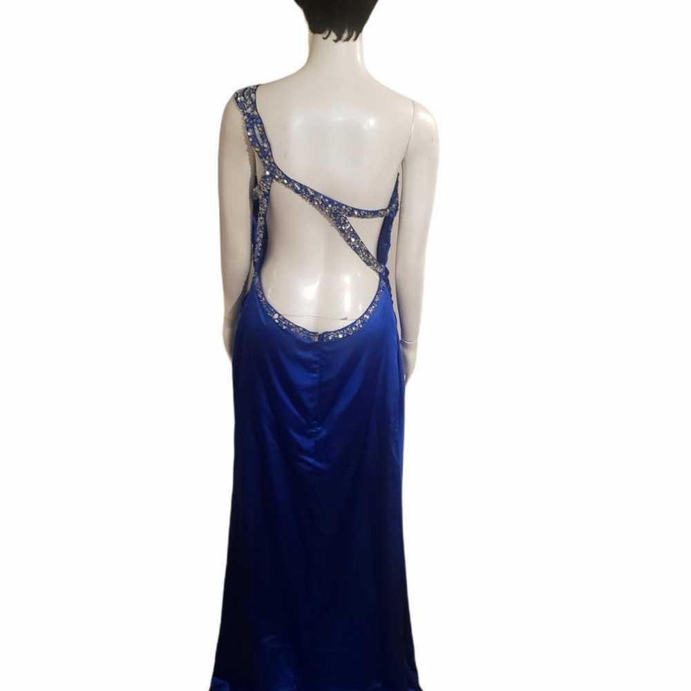 Royal Blue One Shoulder Formal Gown - image 2