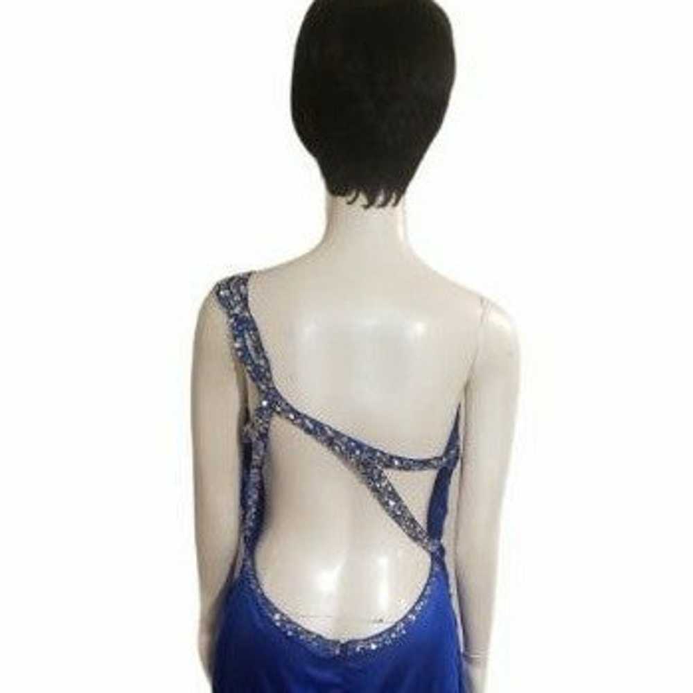 Royal Blue One Shoulder Formal Gown - image 3