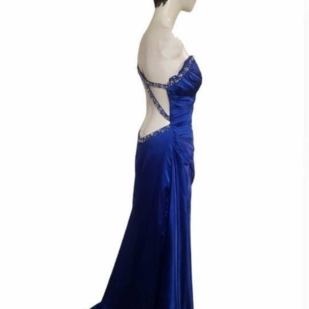 Royal Blue One Shoulder Formal Gown - image 4