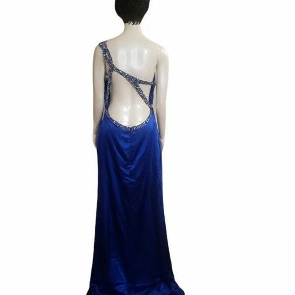 Royal Blue One Shoulder Formal Gown - image 5