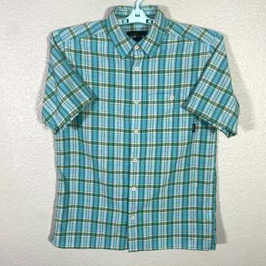 Orvis Orvis Shirt Mens Medium Blue Green Outdoor … - image 1