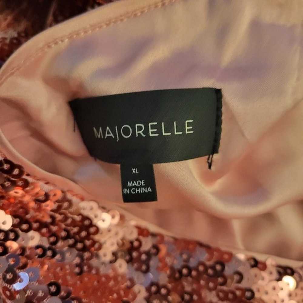 Majorelle Darwin Pink Sequin One Shoulder Sleeve … - image 7