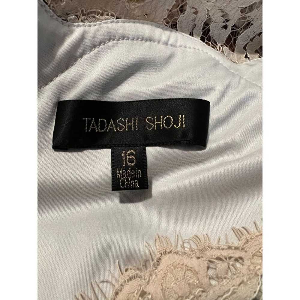 Tadashi Shoji | Lace 3/4 Sleeve Dress Sz 16 - image 3