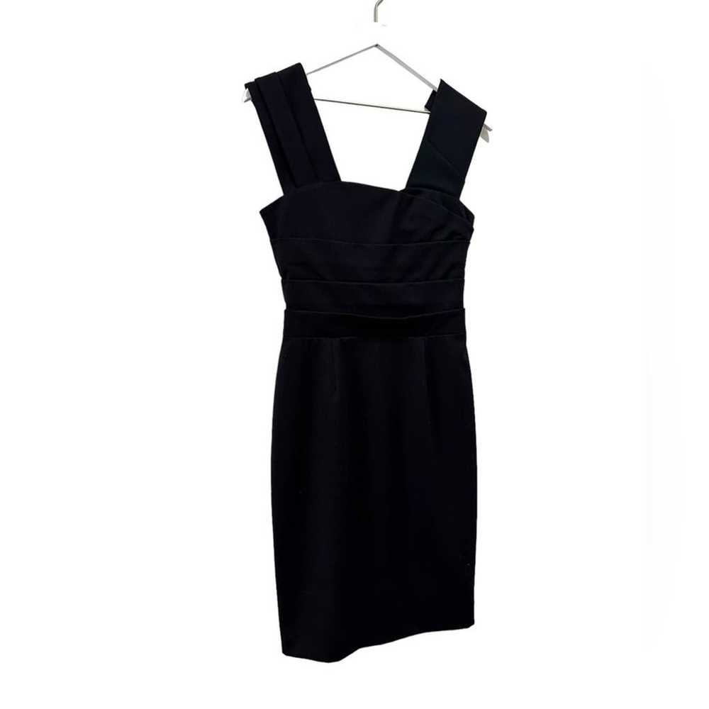 Black Halo Square Neckline Black Mini Dress Size 2 - image 12