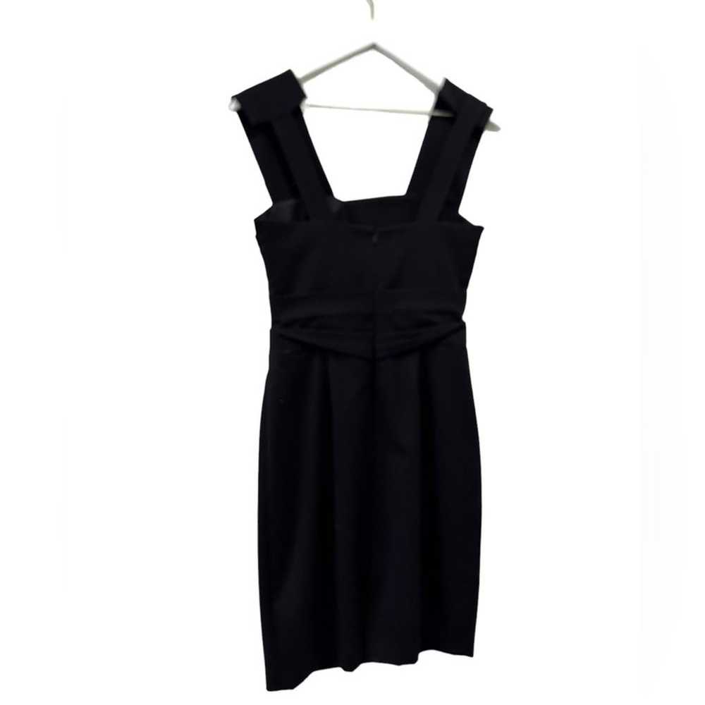 Black Halo Square Neckline Black Mini Dress Size 2 - image 5