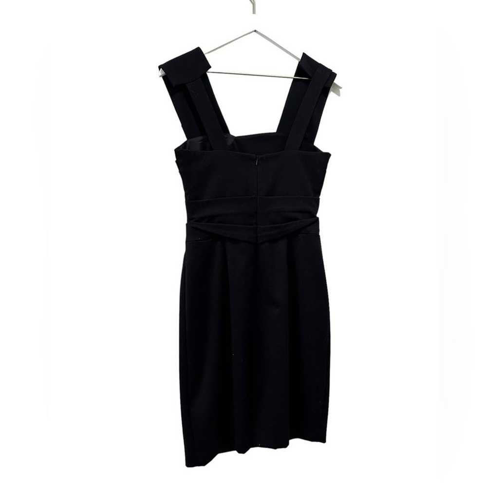 Black Halo Square Neckline Black Mini Dress Size 2 - image 6