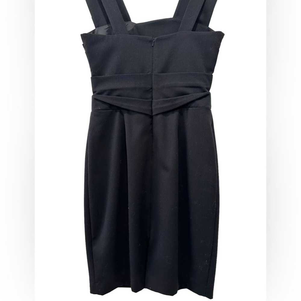 Black Halo Square Neckline Black Mini Dress Size 2 - image 7