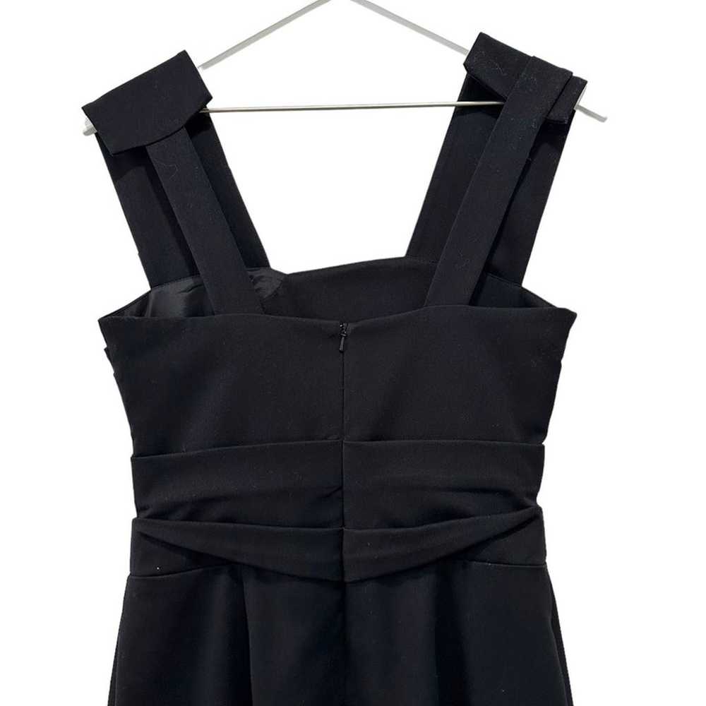 Black Halo Square Neckline Black Mini Dress Size 2 - image 9