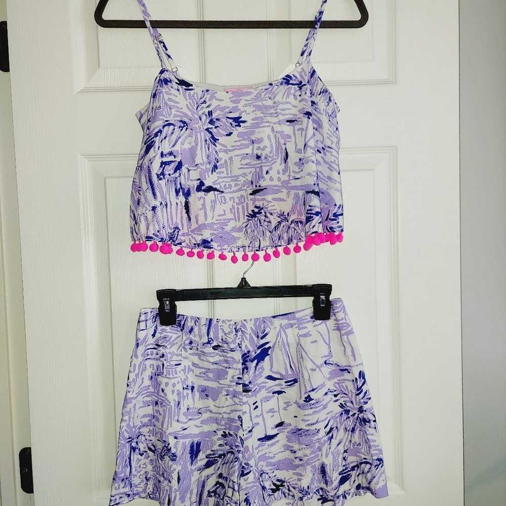 Lilly Pulitzer Lilac Verben  Rock The Dock Franni… - image 3