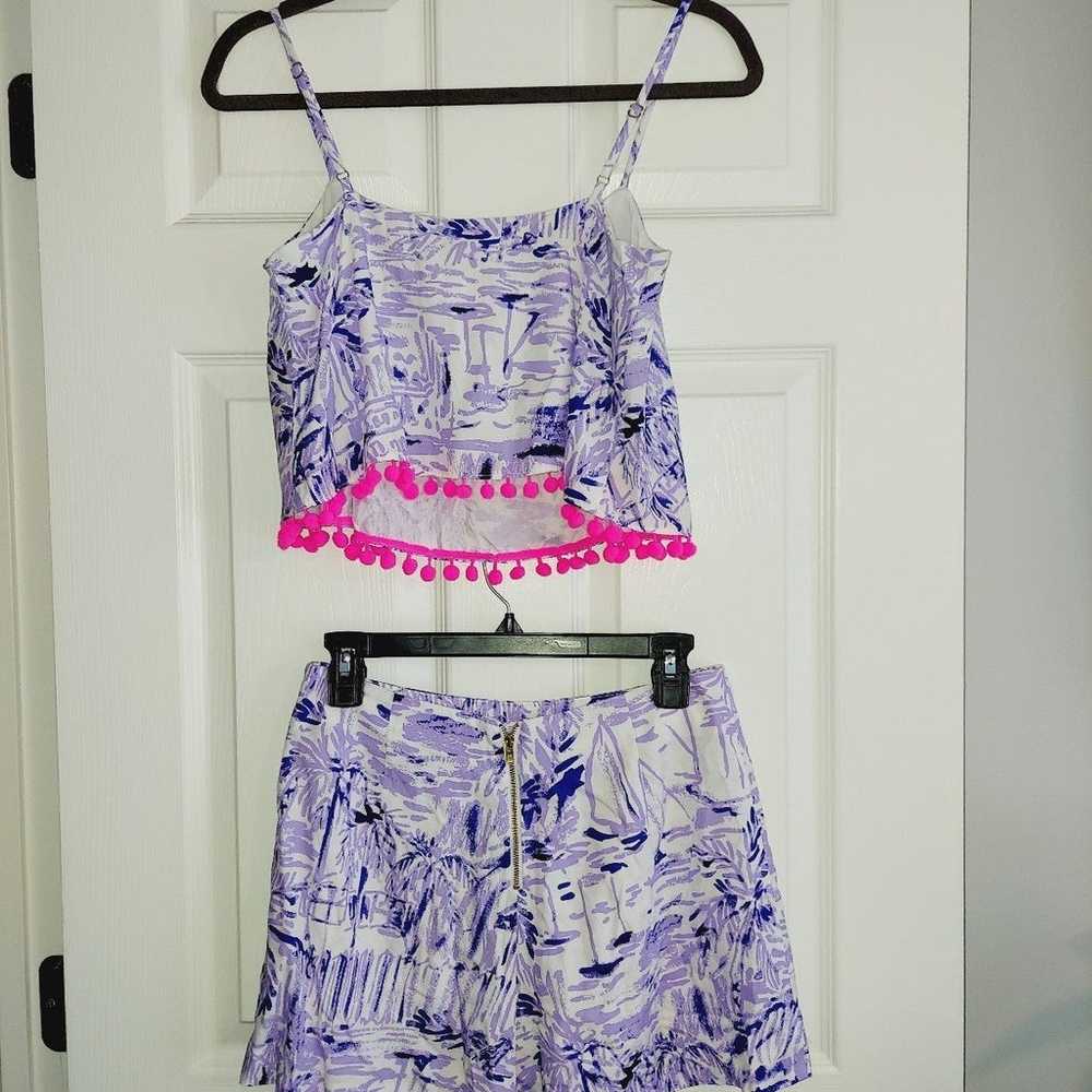 Lilly Pulitzer Lilac Verben  Rock The Dock Franni… - image 4