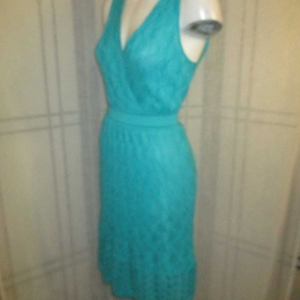 Missoni turquoise sleeveless knit Dress - image 8