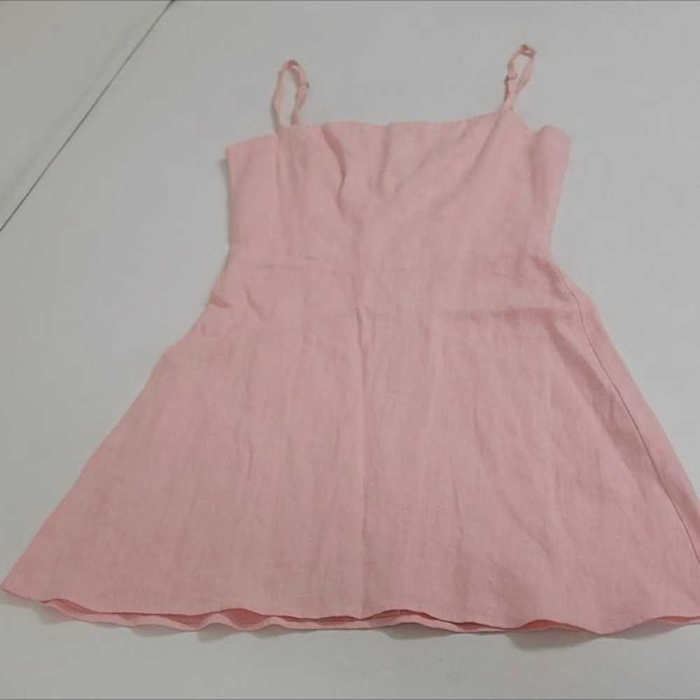 Reformation Pink Auden Dress - image 3