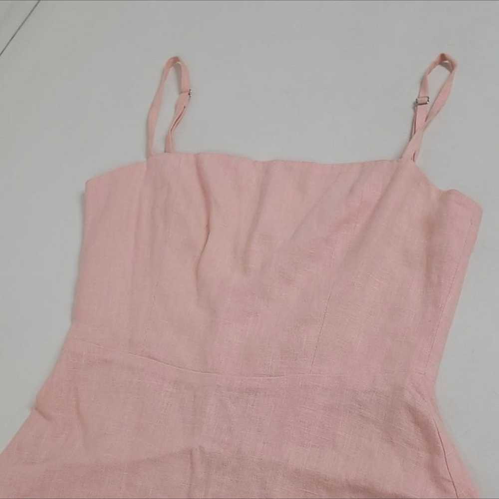 Reformation Pink Auden Dress - image 4