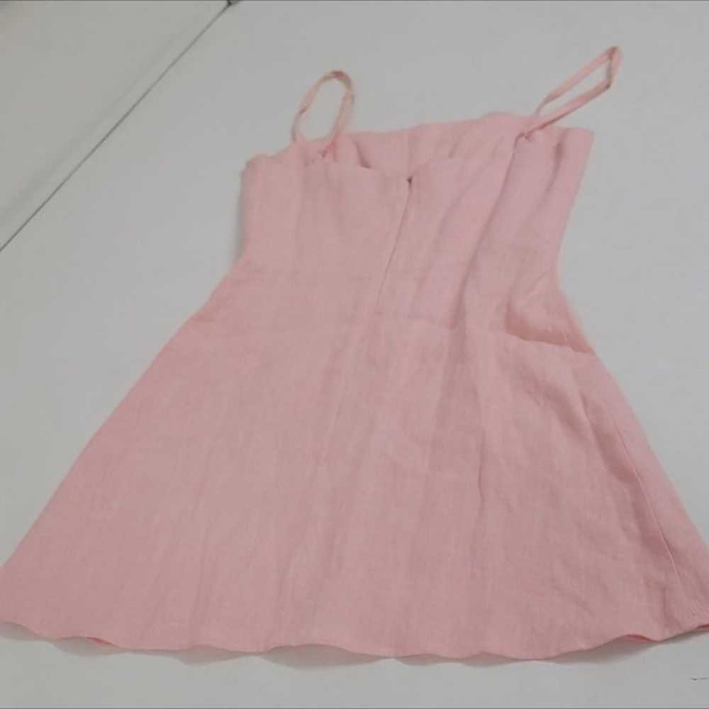 Reformation Pink Auden Dress - image 8